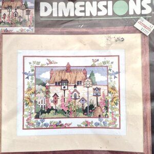 Fanciful birdhouses by Dimensions-counted cross stitch